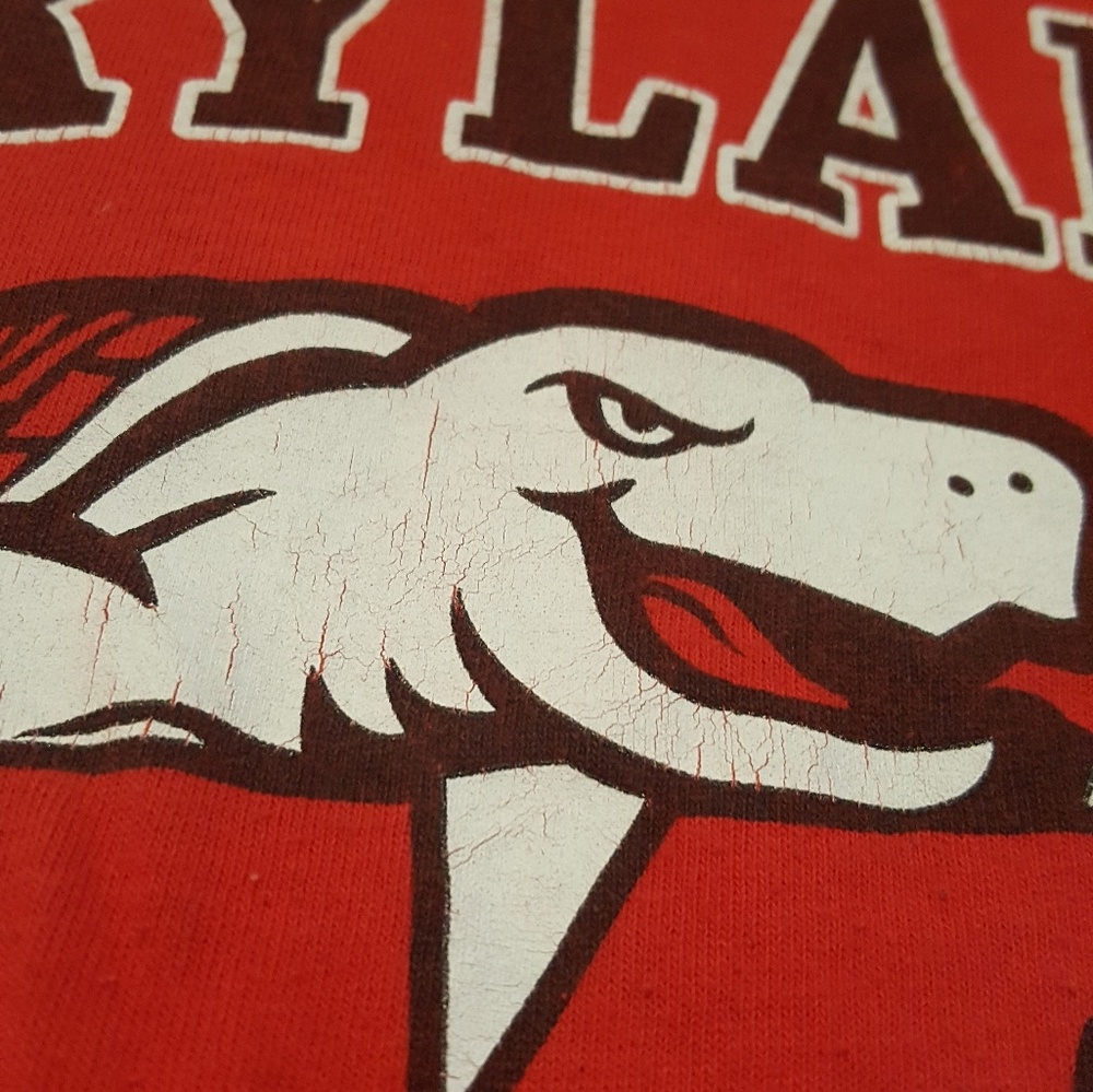 UNIVERSITY of Maryland Testudo crewneck shirt '11